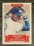 1991-92 ProCards Tomorrow's Heroes #170 Carlos Delgado