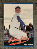 1991 Bakersfield Dodgers Cal League #12 Mark Mimbs