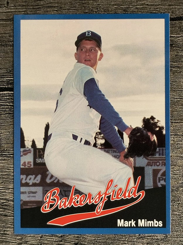 1991 Bakersfield Dodgers Cal League #12 Mark Mimbs