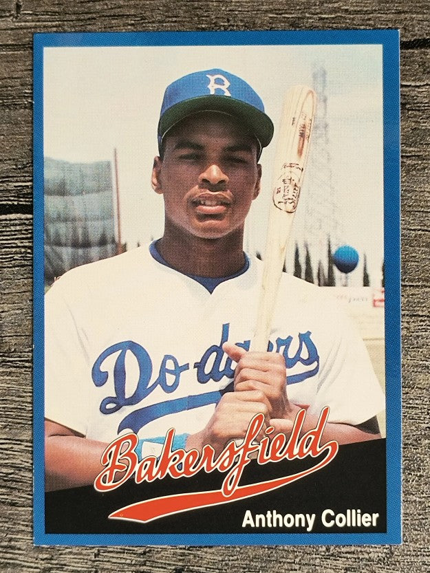 1991 Bakersfield Dodgers Cal League #20 Anthony Collier