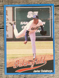 1991 Bakersfield Dodgers Cal League #18 Javier DeLaHoya