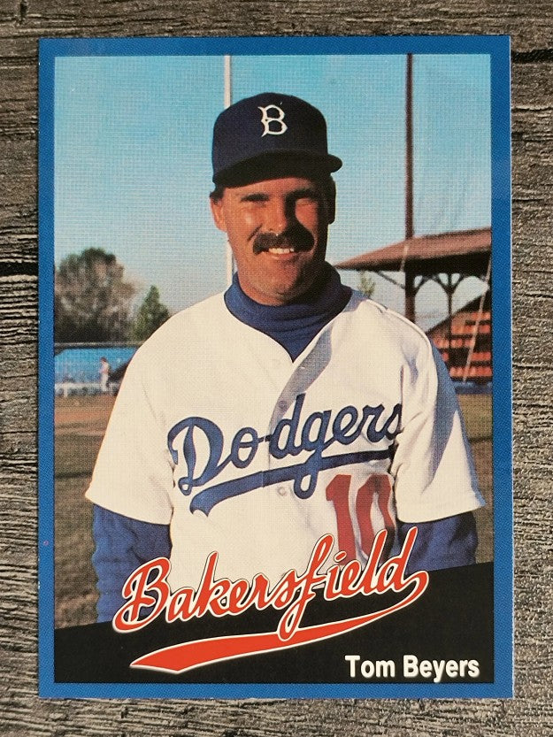 1991 Bakersfield Dodgers Cal League #28 Tom Beters
