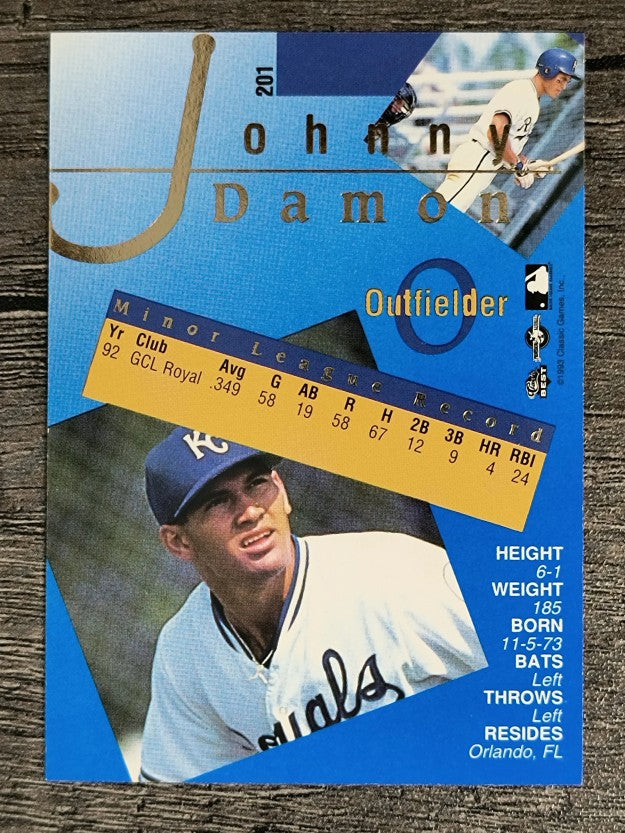 1993 Classic/Best Gold #201 Johnny Damon (NM)