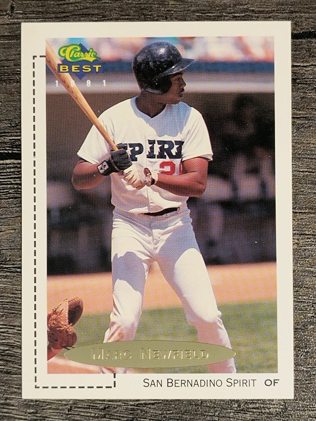 1991 Classic/Best Gold Bonus #BC2 Marc Newfield