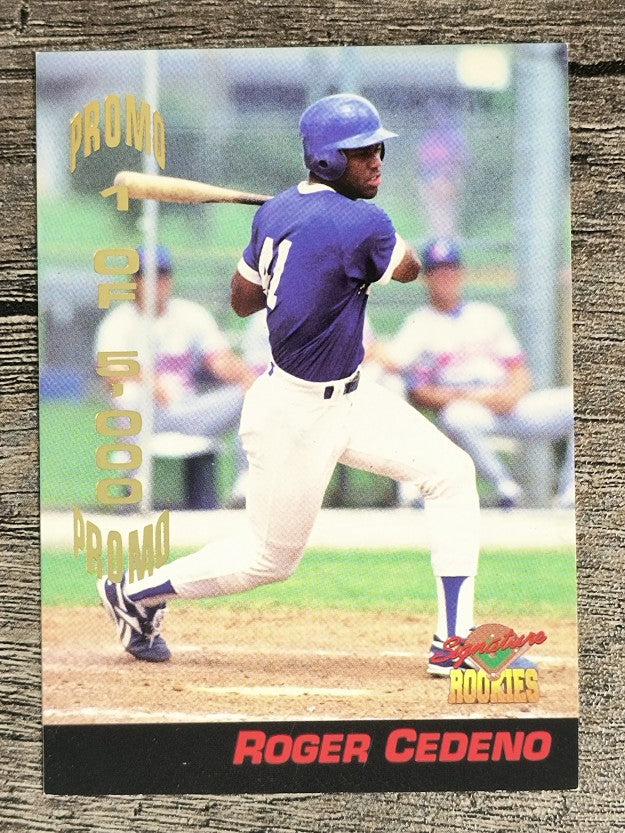 1994 Signature Rookies Promos #D1 Roger Cedeno (VGEX)