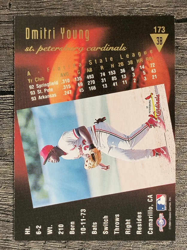 1994 Classic/Best Gold #173 Dmitri Young
