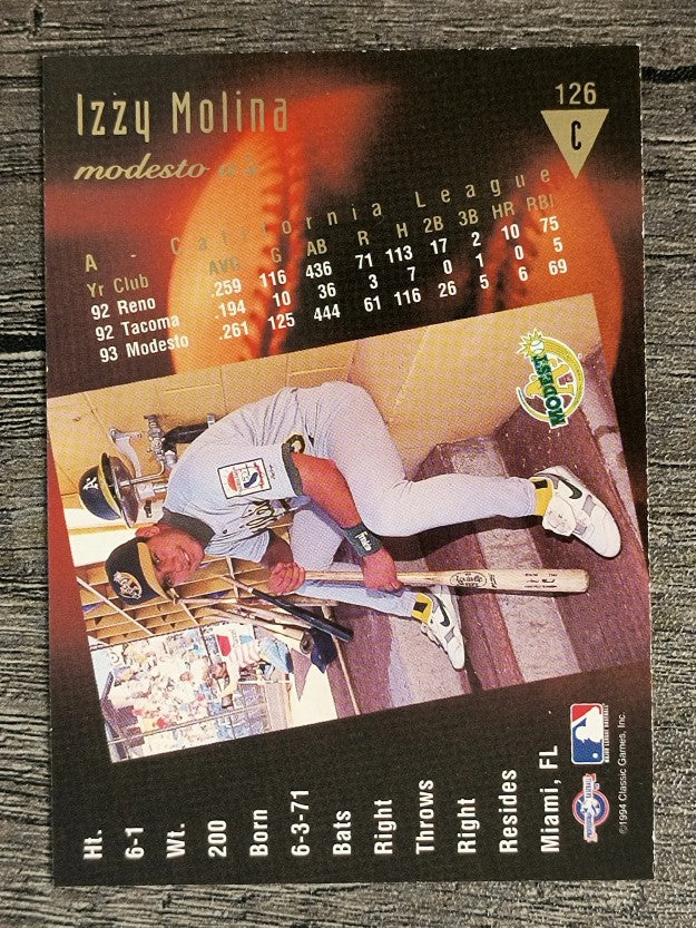 1994 Classic/Best Gold #126 Izzy Molina