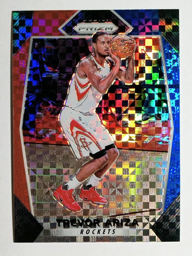 2017-18 Panini Prizm Prizms Red White and Blue #257 Trevor Ariza
