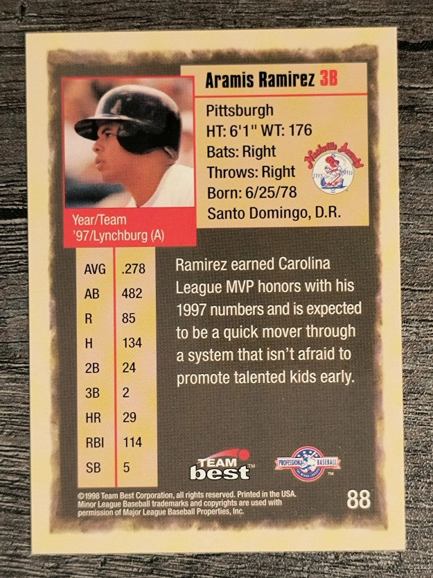 1998 Best #88 Aramis Ramirez