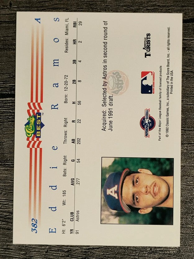1992 Classic/Best #382 Eddie Ramos
