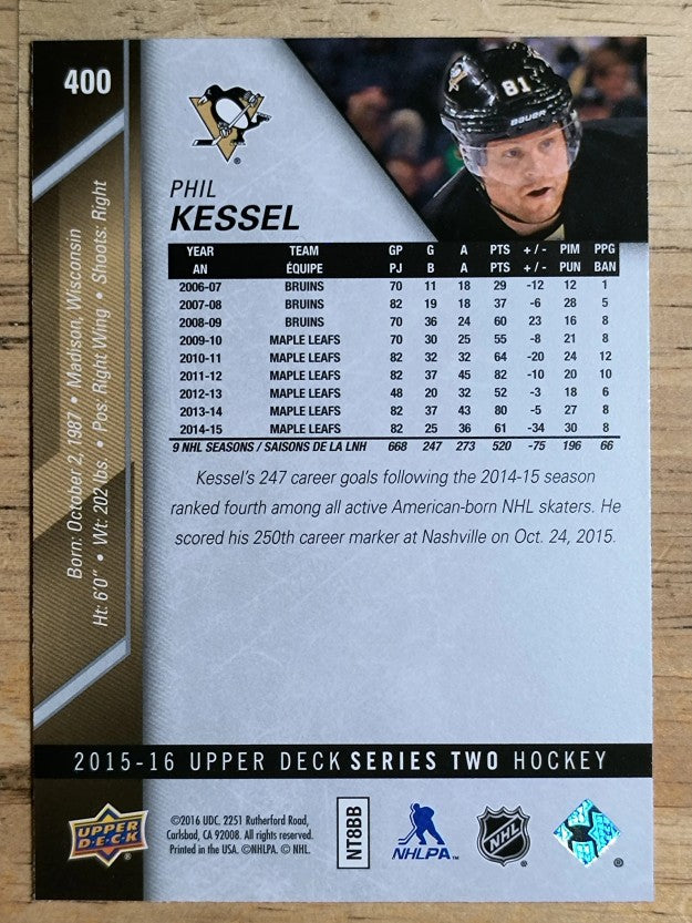 2015-16 Upper Deck #400 Phil Kessel