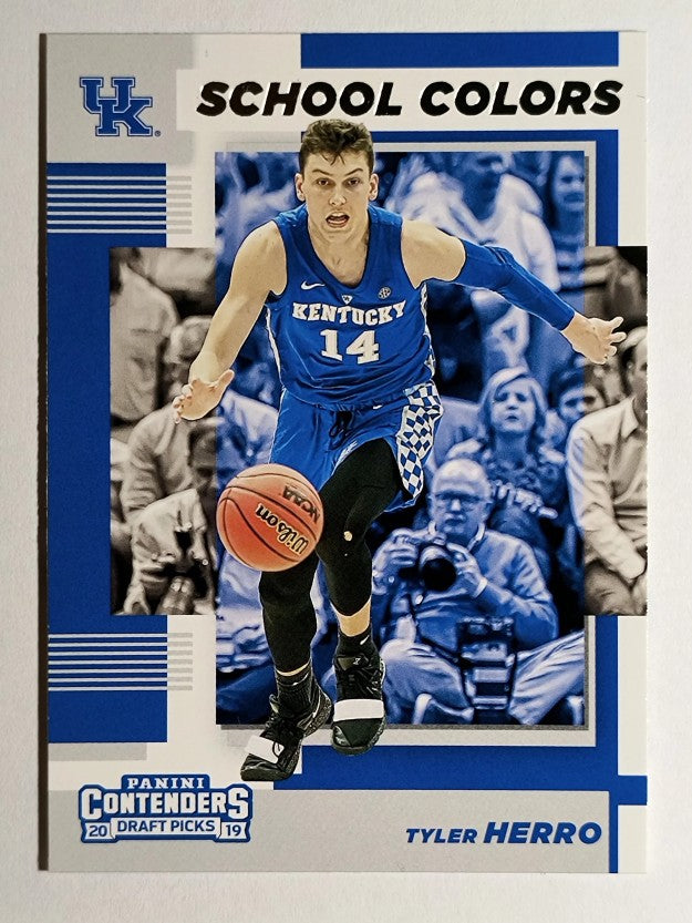 2019-20 Panini Contenders Draft Picks School Colors #19 Tyler Herro