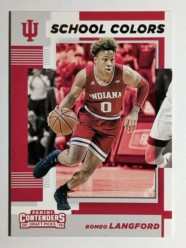 2019-20 Panini Contenders Draft Picks School Colors #9 Romeo Langford