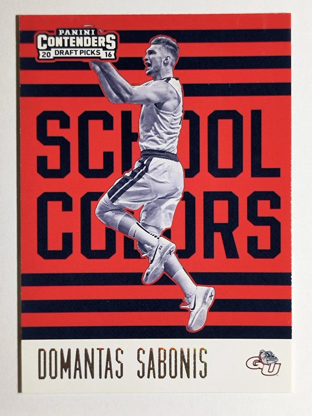2016-17 Panini Contenders Draft Picks School Colors #16 Domantas Sabonis