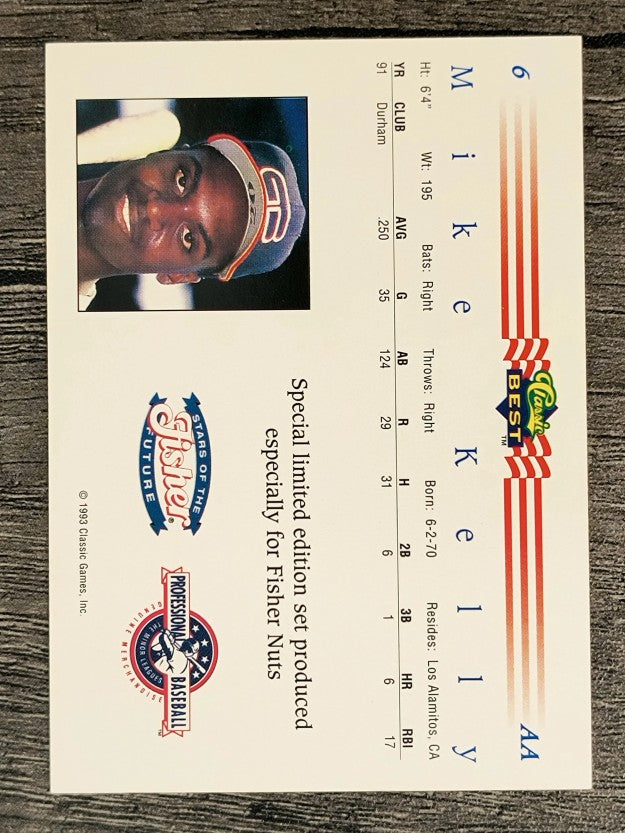 1992 Classic/Best Fisher Nuts #6 Mike Kelly