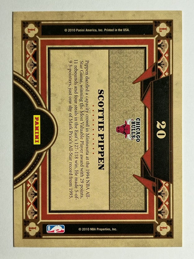 2009-10 Crown Royale Living Legends #20 Scottie Pippen
