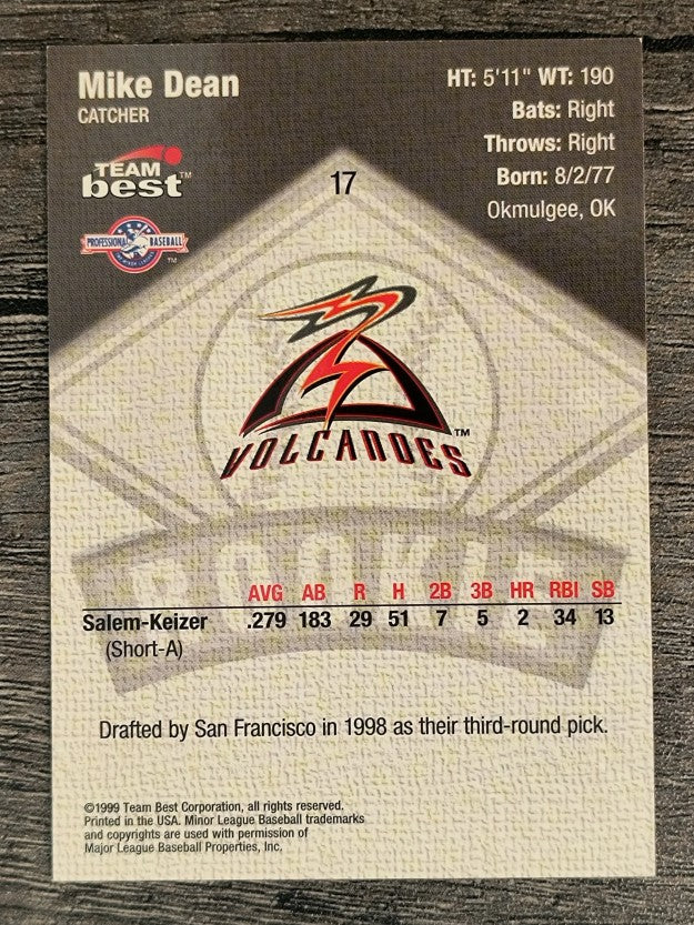 1999 Team Best Rookies #17 Mike Dean