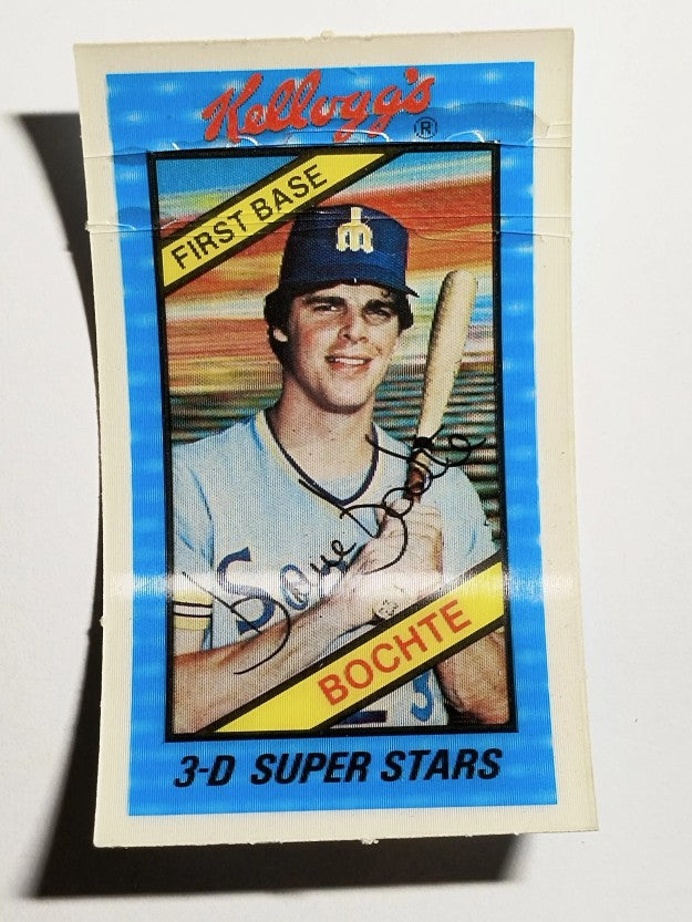 1980 Kellogg's #59 Bruce Bochte (POOR)