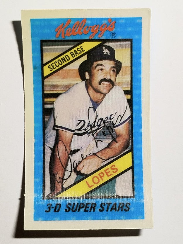 1980 Kellogg's #29 Dave Lopes (VGEX)