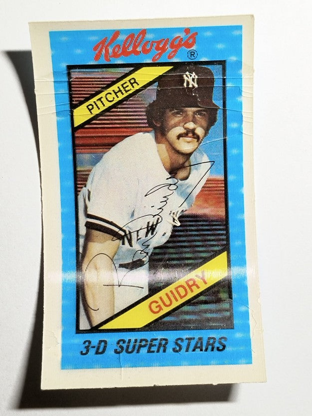1980 Kellogg's #4 Ron Guidry (POOR)