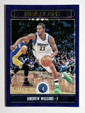 2017-18 Hoops Blue Checkerboard #219 Andrew Wiggins