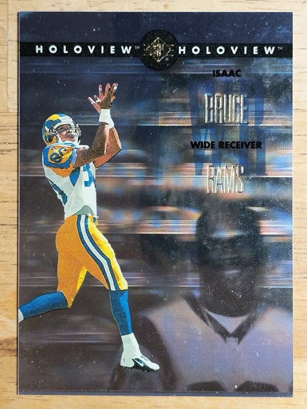 1996 SP Holoviews #18 Isaac Bruce