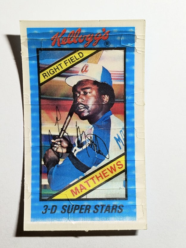 1980 Kellogg's #48 Gary Matthews (POOR)