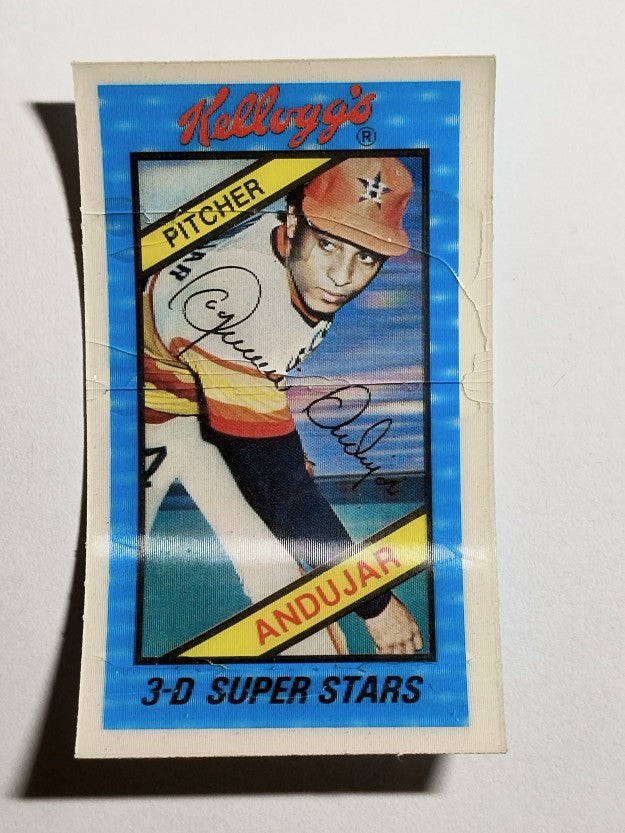 1980 Kellogg's #55 Joaquin Andujar (POOR)