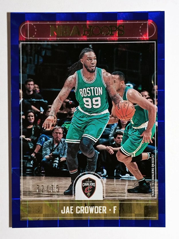 2017-18 Hoops Blue Checkerboard #36 Jae Crowder