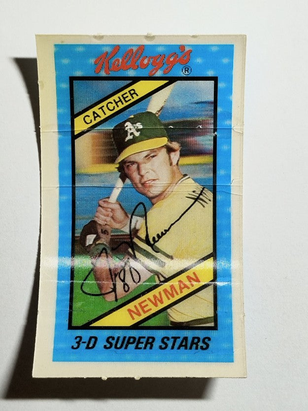 1980 Kellogg's #7 Jeff Newman (POOR)