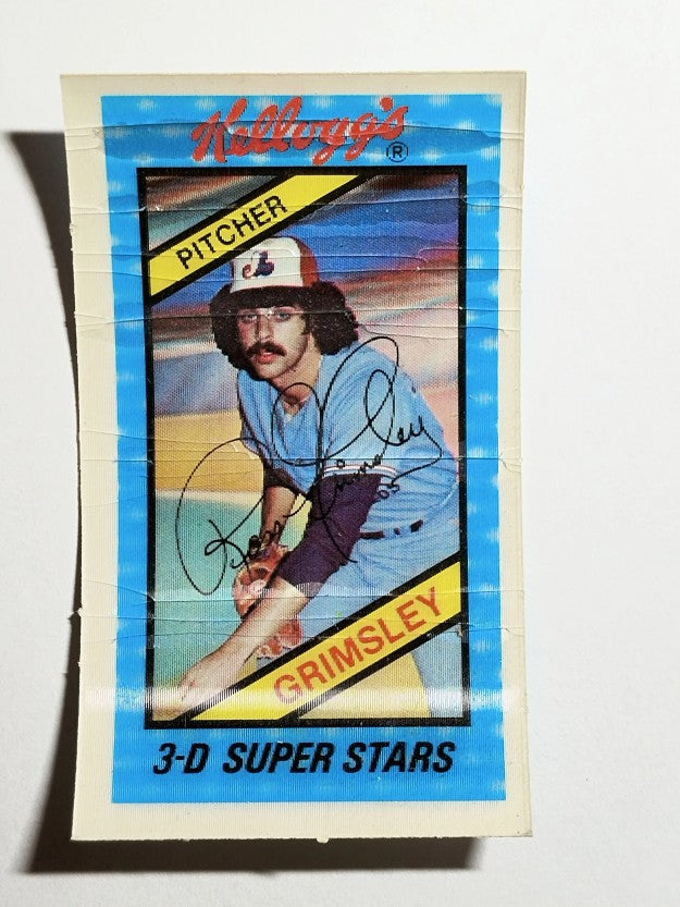 1980 Kellogg's #1 Ross Grimsley (POOR)