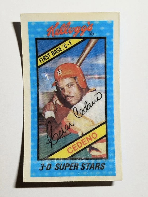 1980 Kellogg's #36 Cesar Cedeno (POOR)