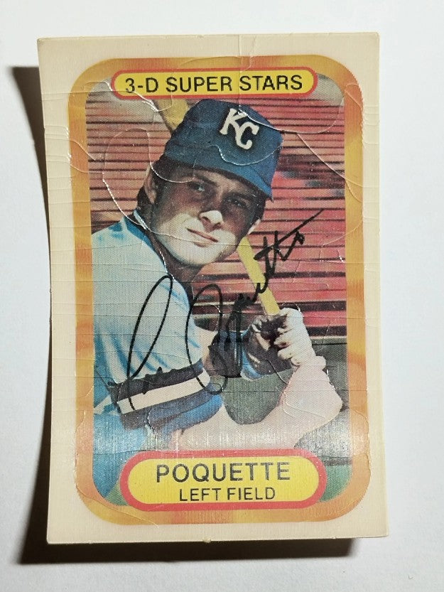 1977 Kellogg's #24 Tom Poquette (POOR)