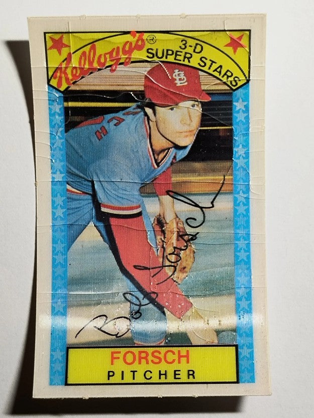 1979 Kellogg's #38B Bob Forsch/1977 Games 35 (POOR)