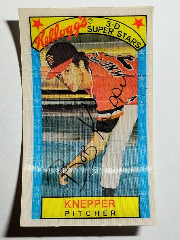 1979 Kellogg's #35 Bob Knepper (POOR)