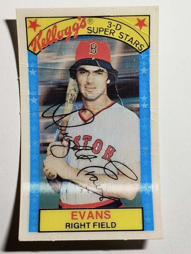 1979 Kellogg's #41B Dwight Evans/1978 Hits 123 (POOR)