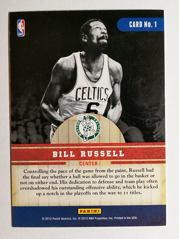 2011-12 Panini Past and Present Changing Times #1 Bill Russell