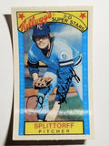 1979 Kellogg's #10B Paul Splittorff/IP 1666 (NMMT)