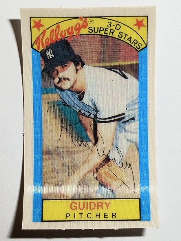 1979 Kellogg's #11B Ron Guidry/Hits 396 (NMMT)