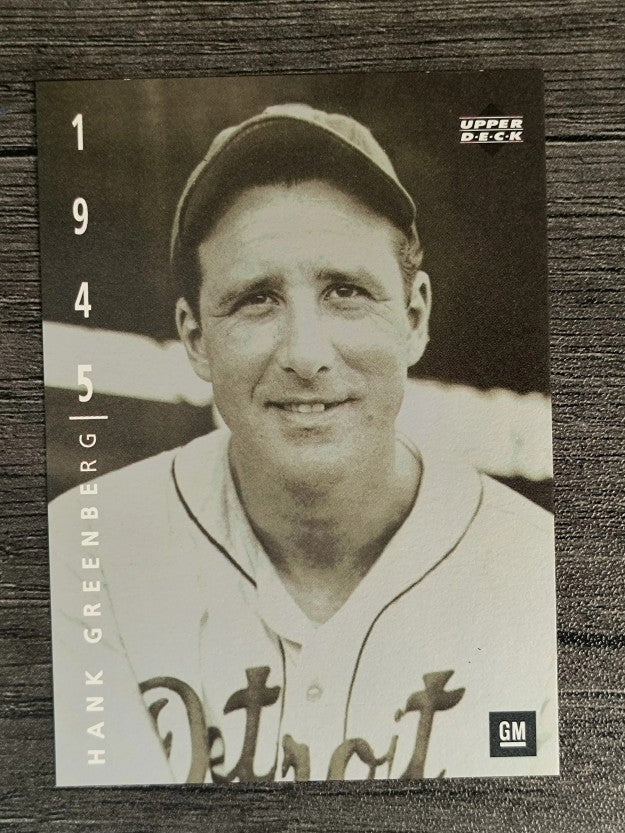1994 Upper Deck: The American Epic GM #4 Hank Greenberg