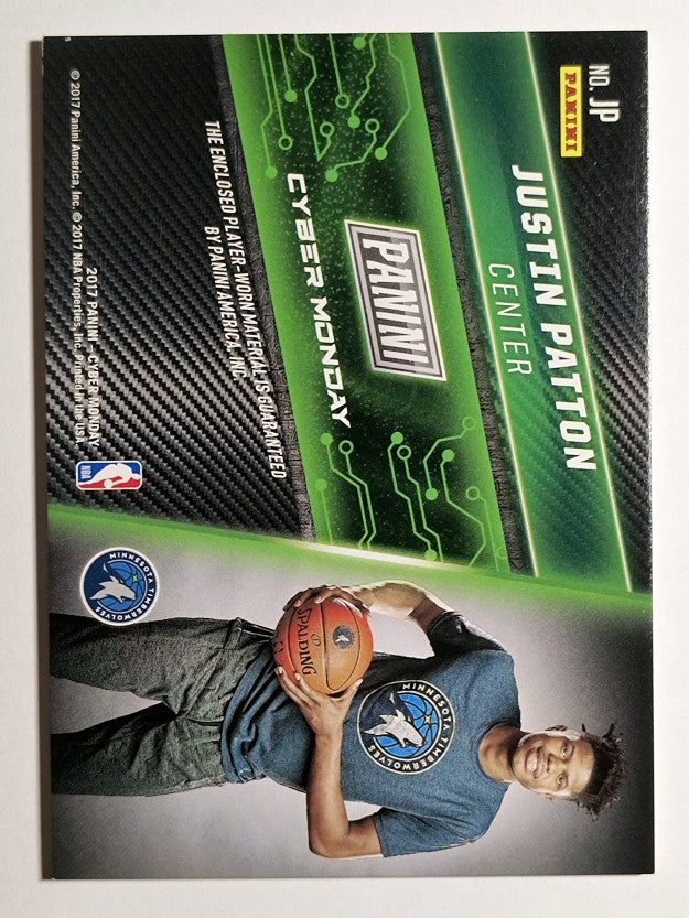 2017 Panini Cyber Monday Memorabilia #JP Justin Patton