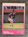 1988 Star Jefferies #2 Gregg Jefferies/Minor Stats