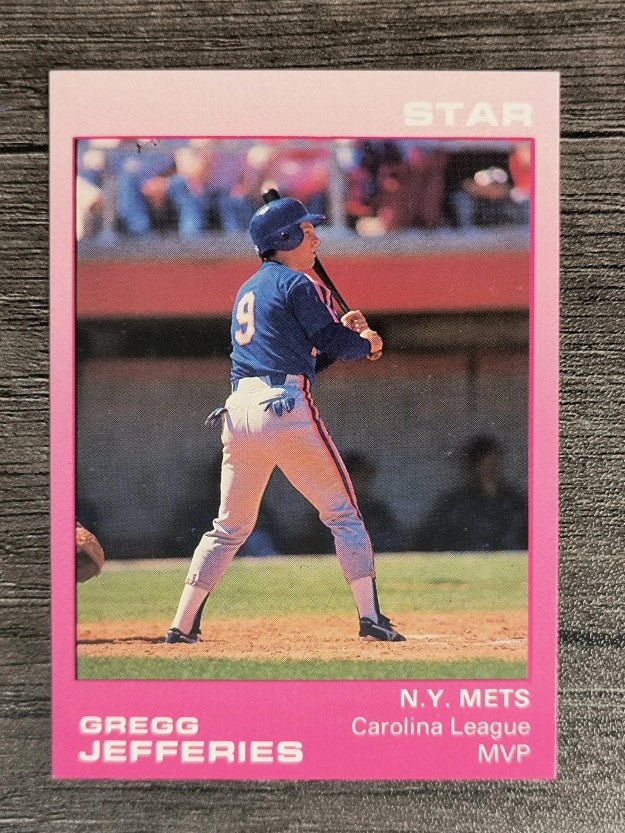 1988 Star Jefferies #5 Gregg Jefferies/Carolina League MVP
