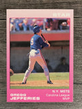 1988 Star Jefferies #5 Gregg Jefferies/Carolina League MVP