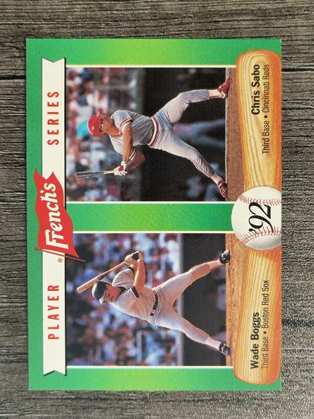 1992 French's #14 Wade Boggs/Chris Sabo