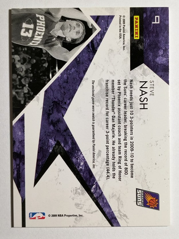 2009-10 Rookies and Stars Sharp Shooters Materials #9 Steve Nash