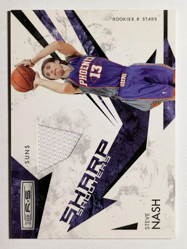 2009-10 Rookies and Stars Sharp Shooters Materials #9 Steve Nash