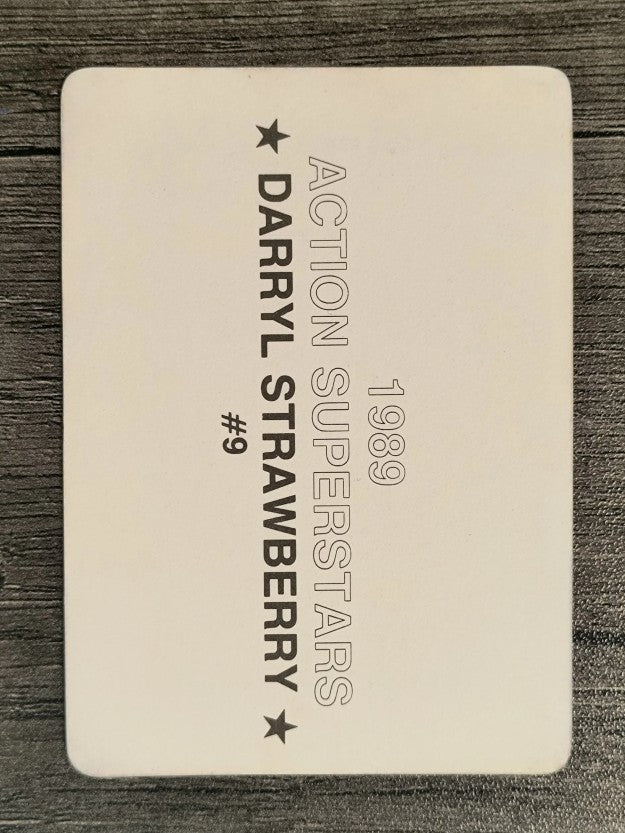 1989 Action Superstars #9 Darryl Strawberry