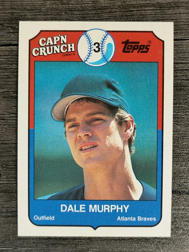 1989 Topps Cap'n Crunch #11 Dale Murphy