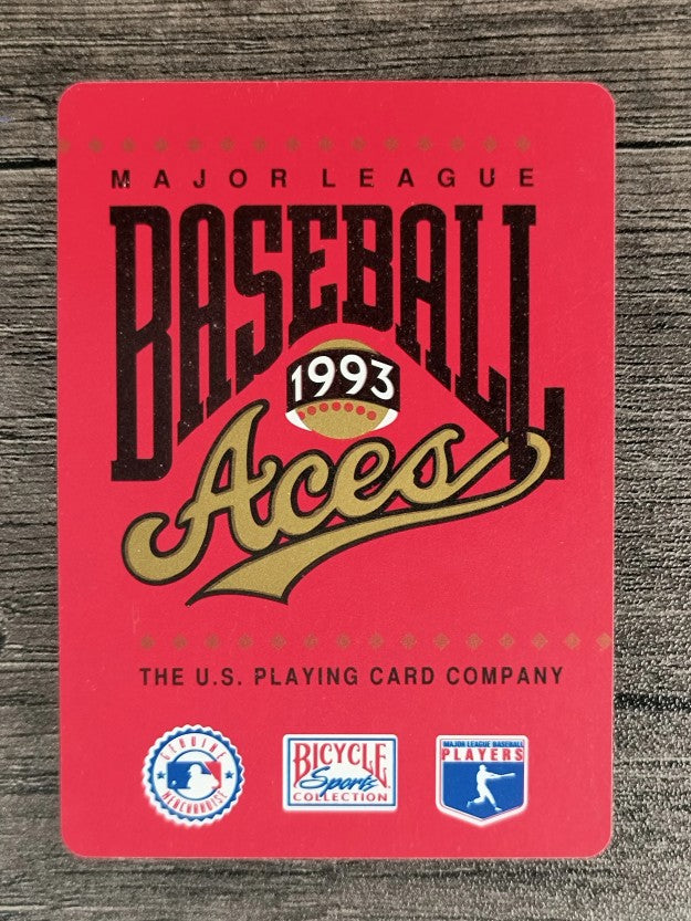 1993 U.S. Playing Cards Aces #8S Mike Mussina